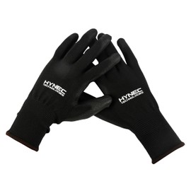 Hynec Technologies Mechanic Gloves Set of 12 - Black Disposable Nitrile Mechanics Gloves with Superior Grip - Medium Warm Work Gloves Men - Waterproof Gloves for Precision and Heavy-Duty Work for Men