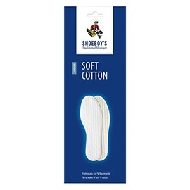 Shoeboy's Soft Cotton - Baumwoll-Einlegesohle für Barfußläufer - Größe 44, 1 Paar