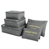 Teynewer 6PCS Travel Organiser Packing Bags Packing Cubes Set Durable