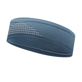 Men's Headband, 2.8 inches (7 cm), Headband, Sweatband, Sports, Tightening, No Slipping, Soccer, Baseball, Basketball, Yoga, Breathable, Absorbent, Unisex Blue