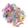 100Pcs Hemming Clips DIY Colorful Plastic Fabric Cloth Craft Clip