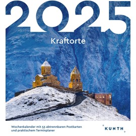 Kraftorte KUNTH Postcard Calendar 2025: High-Quality Desk Calendar with 53 Dreamlike Postcards (Also for Hanging) (KUNTH Postcard Calendar 52 Weeks)