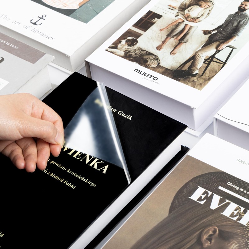 COSNIGHT Clear Contact Paper Peel and Stick for Book Cover