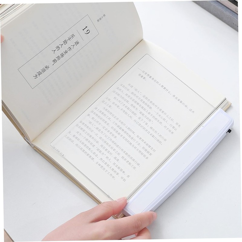 Luz de lectura LED plana ajustable Peosaard para libros en