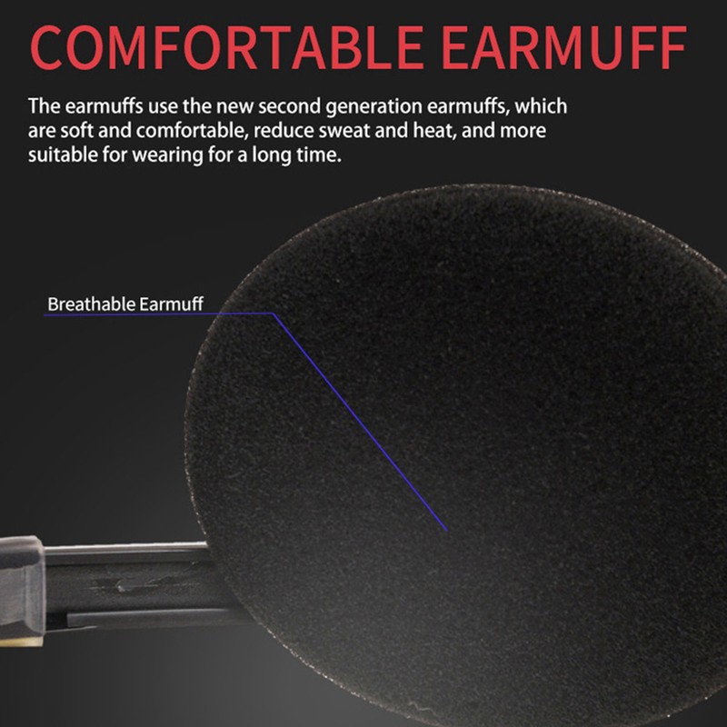 Gaming Headset Over Ear Head Mounted Wired Headphones with Mic