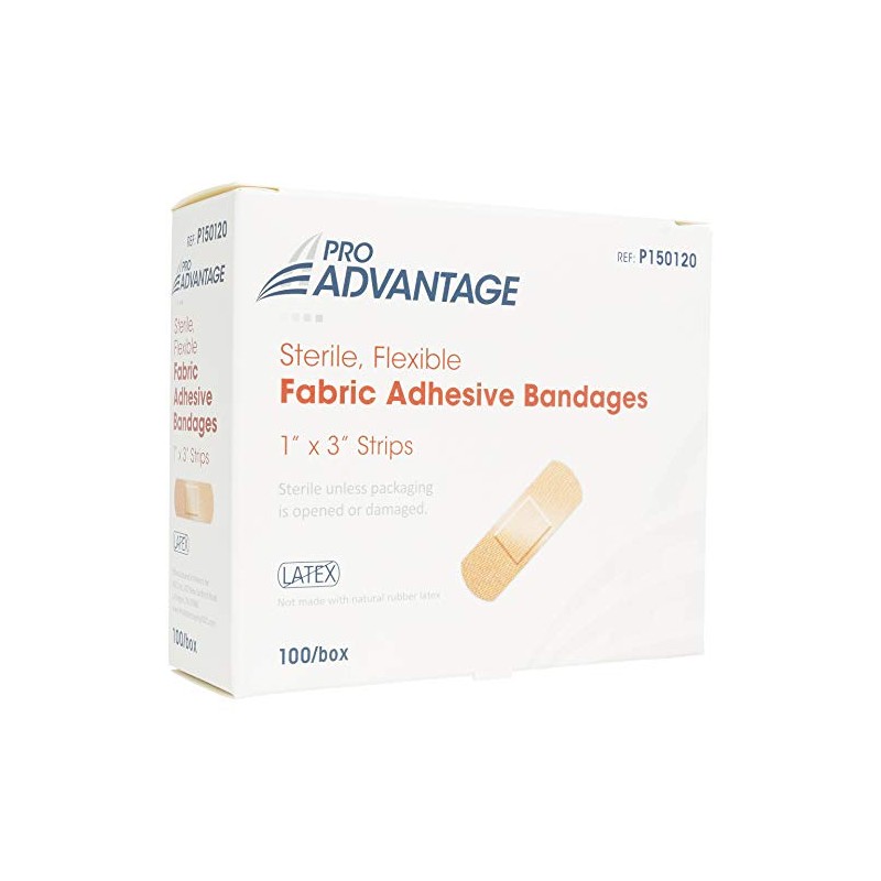 PRO ADVANTAGE® FABRIC ADHESIVE BANDAGE - Adhesive Bandage, Strips, 1"