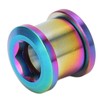 5Pcs 6.5mm Bike Single Chainring Screw Titanium Alloy Rust Protection