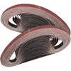 STEBRUAM Pack of 30 Sanding Belts 9 x 533 Grit