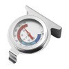 Alnicov 2pcs Fridge Freezer Refrigerator Thermometer Room Mechanical Thermometer Stainless