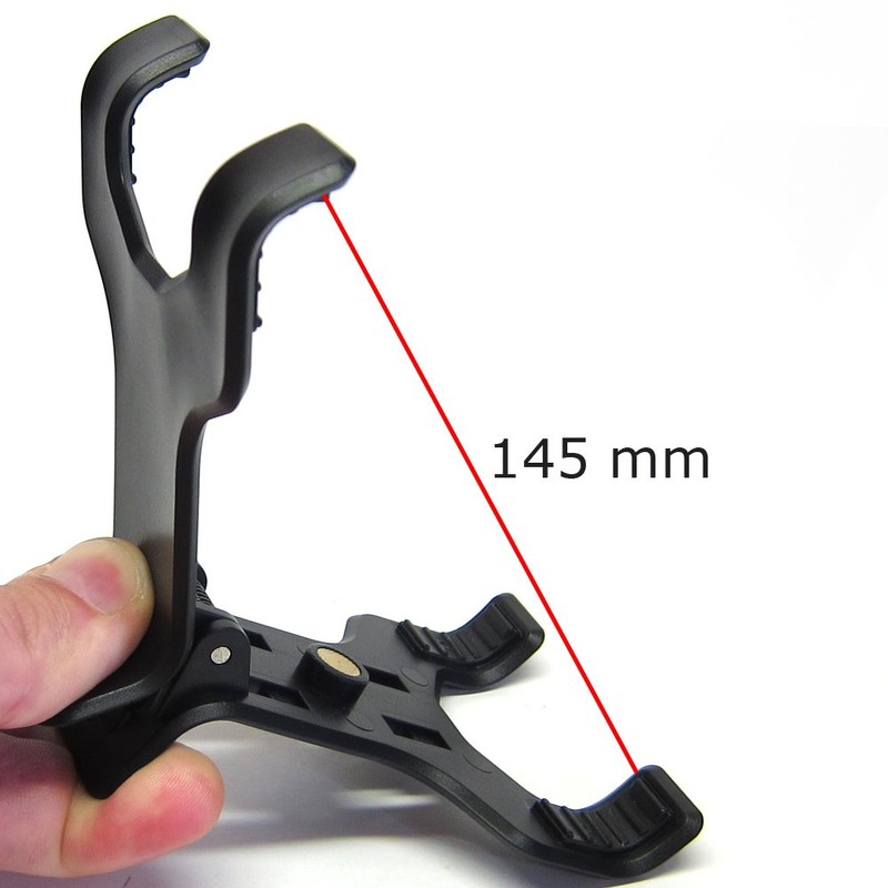 Ramtech Universal Car GPS Windshield Dual Clip Mount, Suction Cup