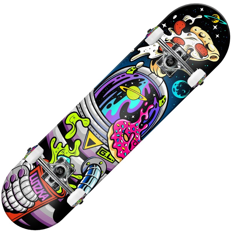 Roller Derby Learn with Lutzka Astronaut Skateboard Deluxe Series for