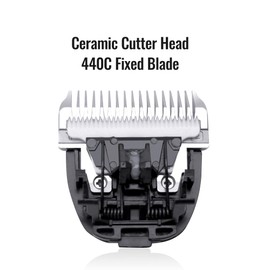 FENICE PEAK 4FC Low Noise Pet Dog Grooming Clippers Replacement Blade Ceramic Edge Detachable Steel Pet Clipper Blade with Cutting Length of 9.6mm (1 Count)