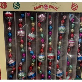 Christopher Radko Rare Christopher Radko Shiny Brite Radiant Christmas Mercury Glass Garland 7ft