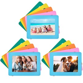 OctBird 15 Magnetic Photo Stickers, Colour 6x4 Inches (10x15cm) Poster Hangers for Fridge, Magnetic Display Frame