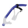 Swimming Snorkel Reduced Drag Silicone Swimming Breathing Tube with Adjustable