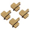 4 Pair Bike Brake Pads with Installation Tools Metal Reliable