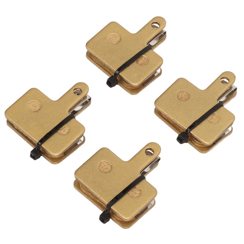 4 Pair Bike Brake Pads with Installation Tools Metal Reliable