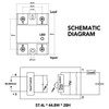 AC SSR Single Phase Solid State Relay 100A SSR-10DA SSR-25DA