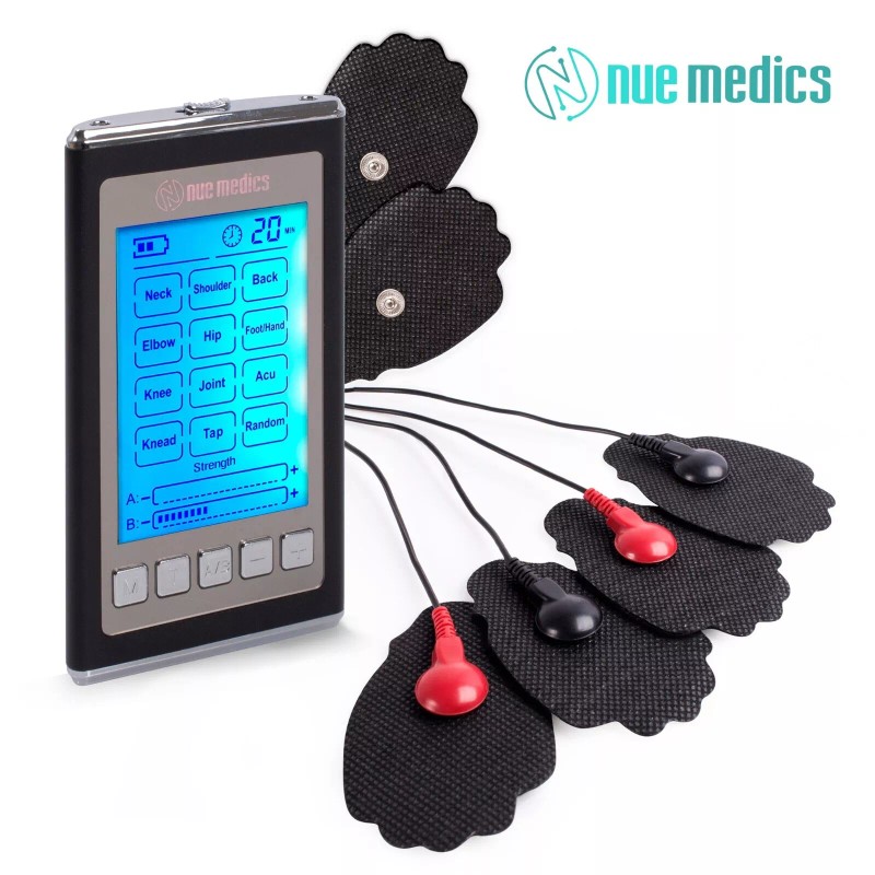 Nuemedics Tens Unit Muscle Stimulator Full Body Electrotherapy Device With