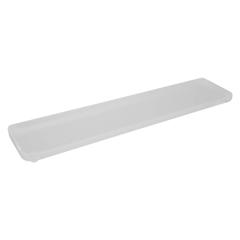 Keyboard Wrist Rest 0.4 to 0.6in Slope Ergonomic Clear Acrylic