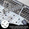 Set of 2 Grill Brushes for Cast Iron Grate, Stainless