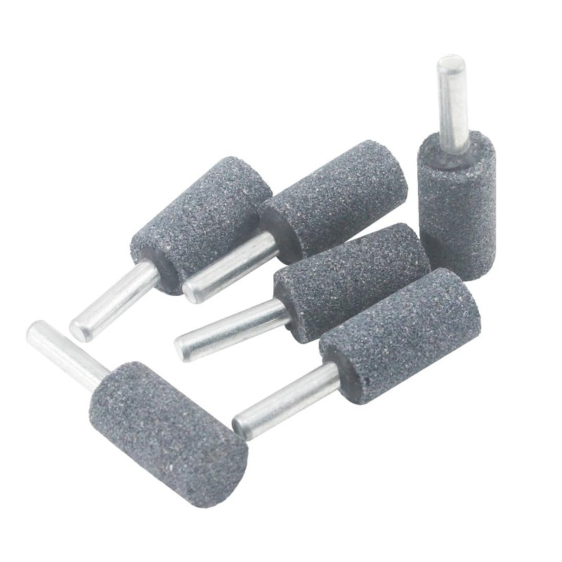 Inovsolid 6 Pcs 16 mm Cylinder Shape Grinding Stones 1/4