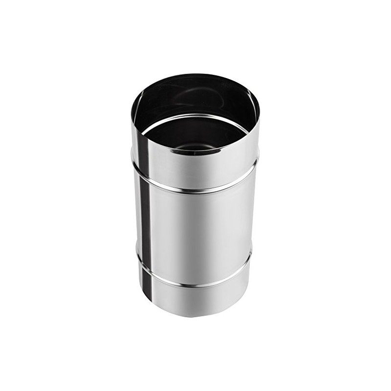 Stainless Steel Chimney Flue Liner Male Connector Multi Fuel Pipe