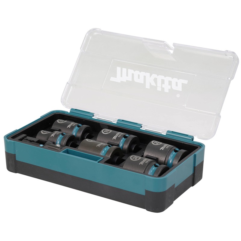 Makita E-16592 7 Piece Impact Black Socket Set