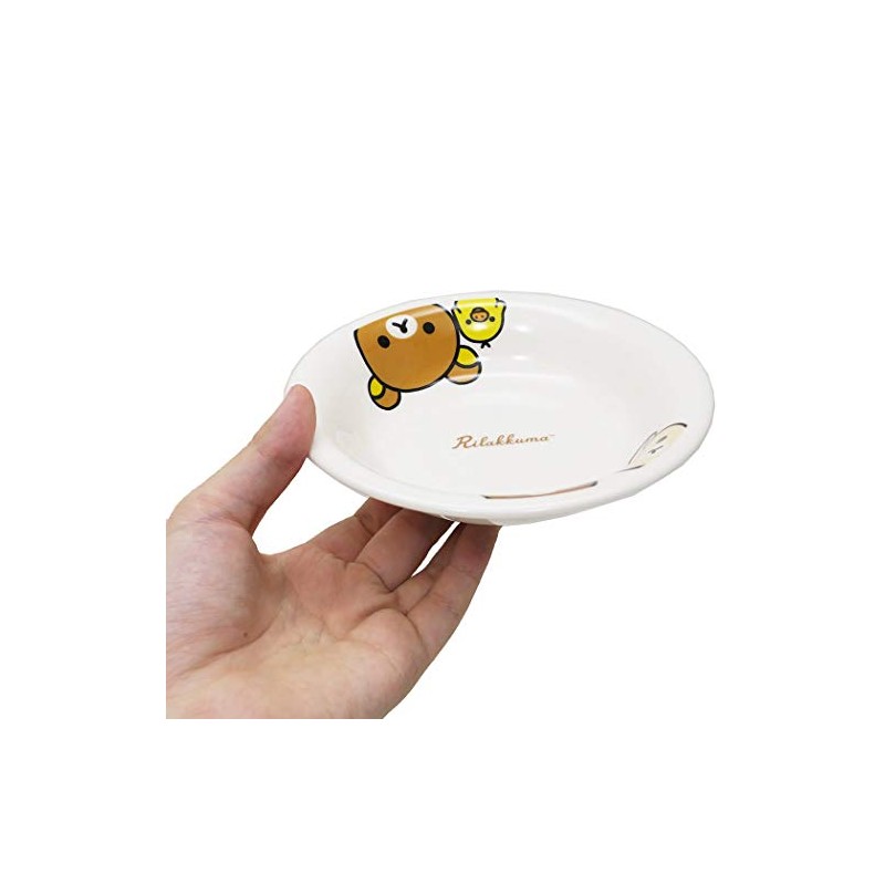 Rilakkuma 362103 Happy Life Fruit Plate (Deep Plate), Diameter 5.9