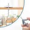 HARSKIYER 4pcs 4'' / 100mm Swag Hooks for Ceiling Hanging,