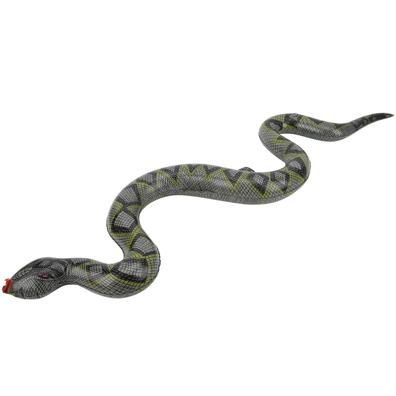 10pcs Inflatable Snakes Toy Scary Snake for Garden Farm Swimming