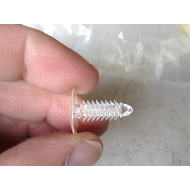 Unbranded/Generic Package of 10 plastic screws 3/4" long by 1/4"