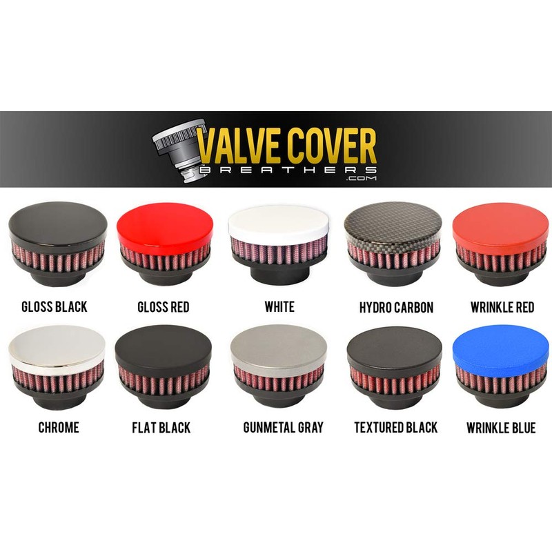 CFM Performance Baffled Billet Valve Cover Breather compatible with 2010-2013