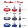 Rocaris 9 Pack Nylon Filament Abrasive Wire Brush Wheel &