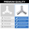 304 Stainless Steel 1" Barb x 1" Barb 3 Way