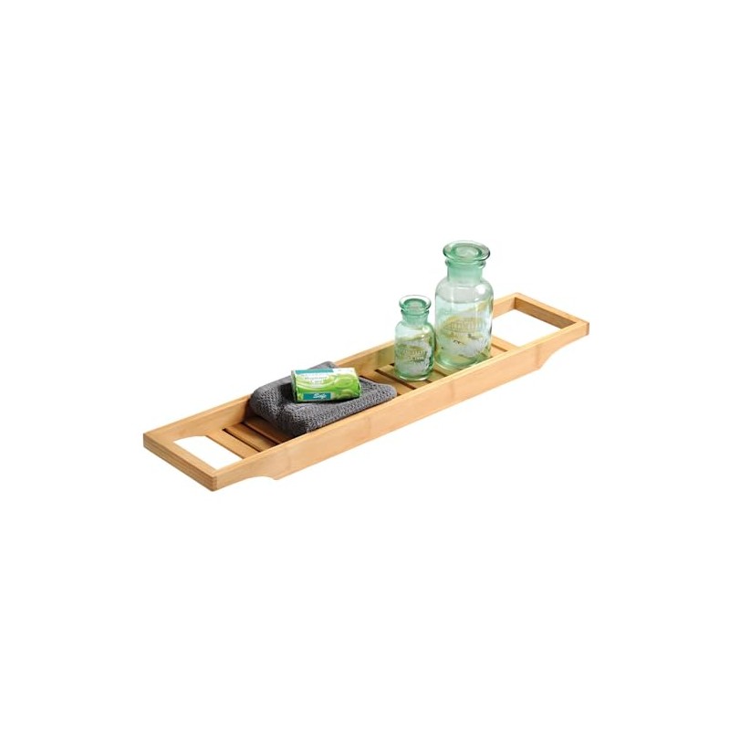 KESPER 92257 FSC Certified Bamboo Bath Caddy / Shelf for