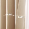 NICETOWN Farmhouse Blackout Kitchen Tiers Curtains 24 Inch Length for