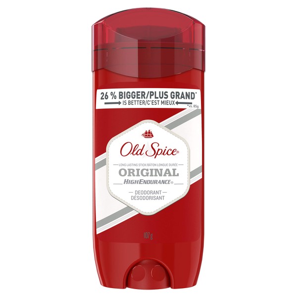 Old Spice High Endurance Original Scent Deodorant for Men, 107 Grams