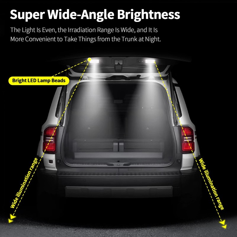 Lallker Tailgate Warning lamp Accessories 2024 2025 for Toyota Land