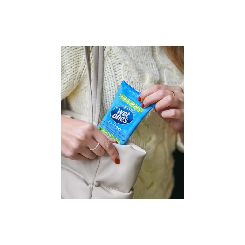 Wet Ones (Be Fresh) with Refreshing Cucumber Fragrance - Antibacterial