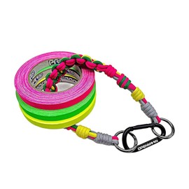 OPENMOON Heavy Duty Braided Lanyard Keychain for Men Women Rope Keychains with Clip Key Ring for Camera, Photometer, rangefinder, GoPro and Other Equipment（4-Colors Mash-Up） (Pink)