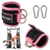 Fentar 2Pcs Adjustable Ankle Straps for Cable Machine, Comfortable Gym