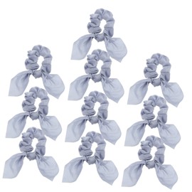 Outanaya 10pcs Bow Hair Ties Set Soft Elastic Hair Ropes Rabbit Ears for Women and Girls for Daily Wear and Special Occasions