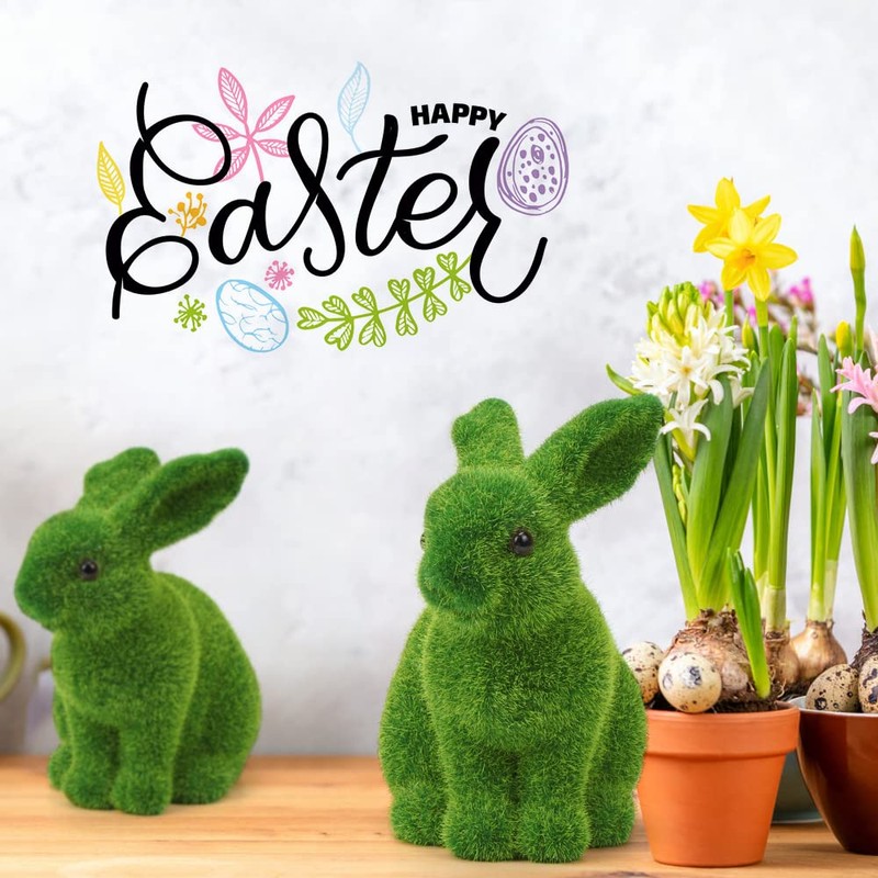Meleager Decorative Easter Bunny Moss, Easter Bunny Decoration, Large, 1
