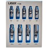Laser 7146 Universal Joint Star Socket Set 1/4"D, 3/8"D 9pc