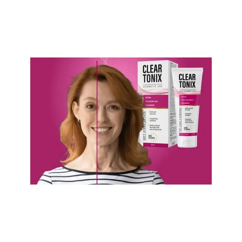 Clear Tonix Gel Facial Antiedad 2 Piezas