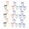 Operitacx 2sets Little Feet Paper Clip Paper Popcorn Office Sharps