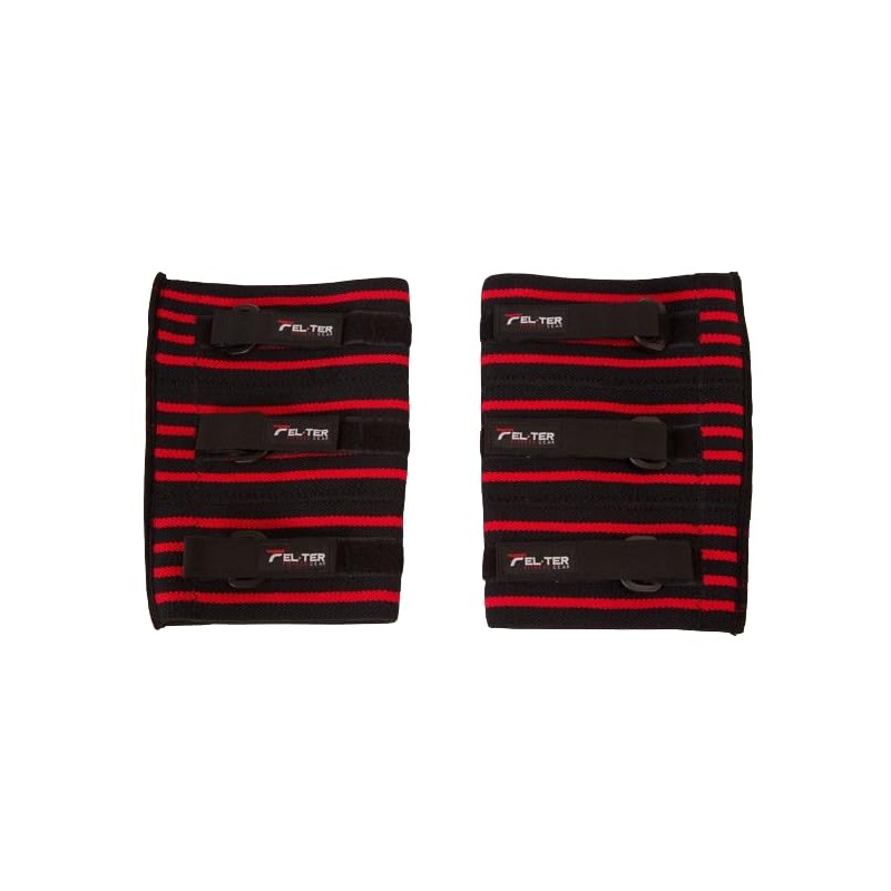 FELTER FITNESS CODERA Triple Cierre Rojo para Gym, Pesas, Crossfit,