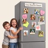 50PCS DIY Fridge Magnet Kit, 2 Inch Square Clear Acrylic