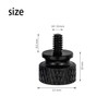 Roczential 10 Pack Thumb Screws, Anodized Thumbscrews for Computer Case,